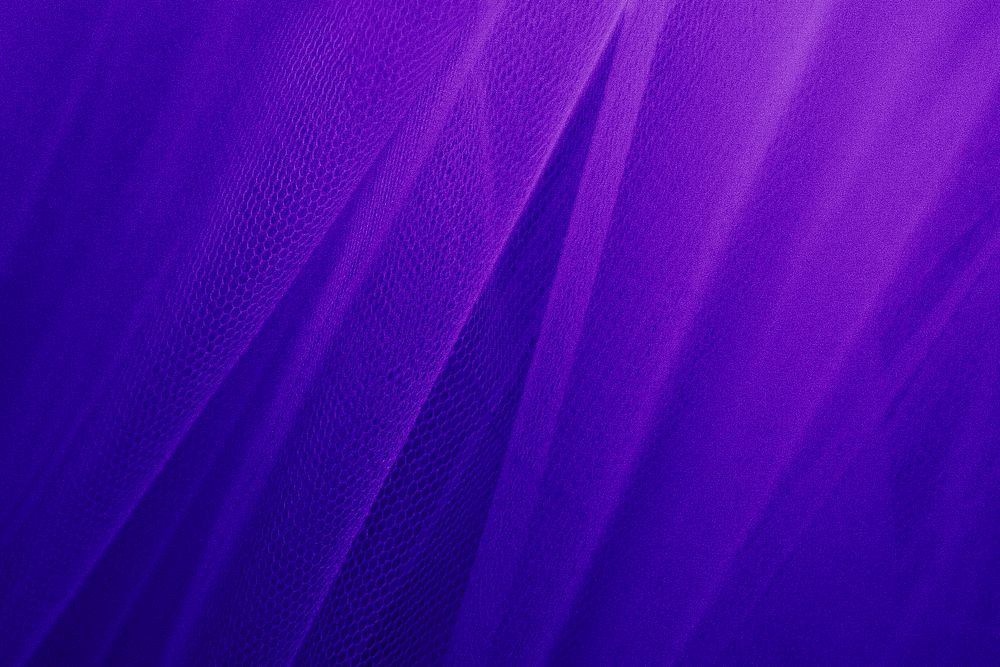 Purple tulle drapery textured background