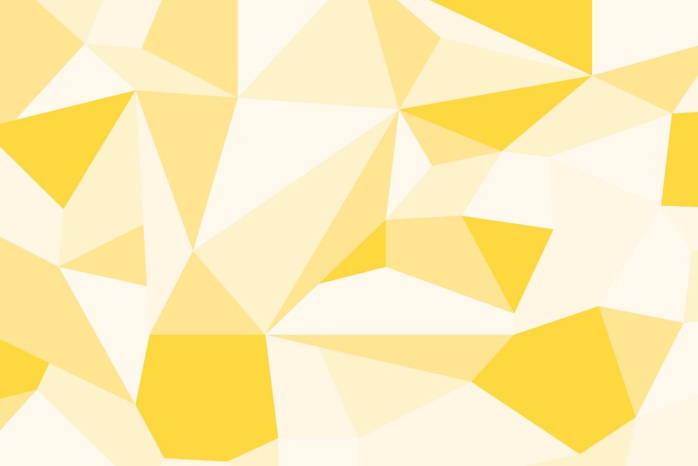 Yellow geometric patterned background