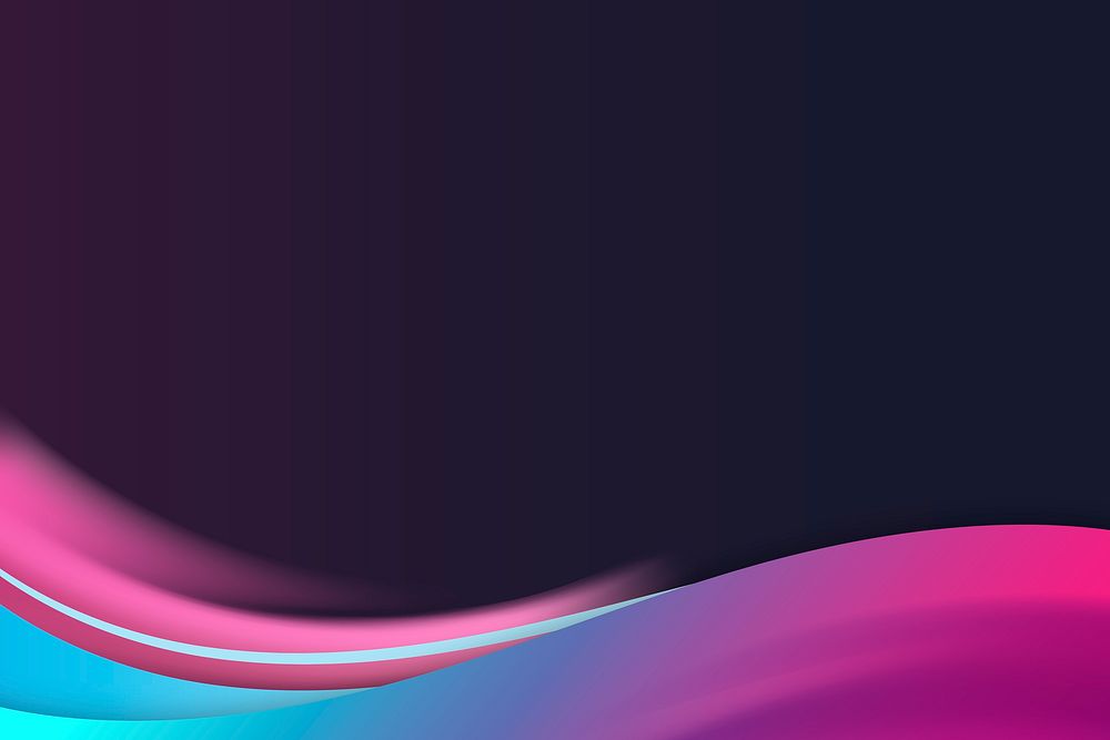 Colorful gradient template on a dark purple background vector