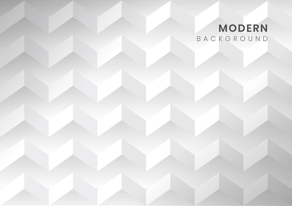 White modern background design vector
