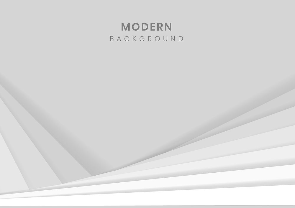 White modern background design vector