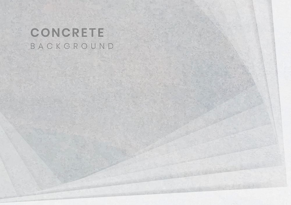 Gray concrete background design vector