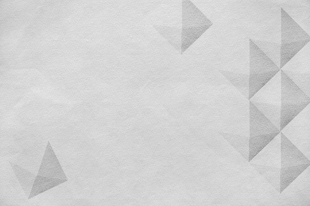 Gray geometric paper craft design background