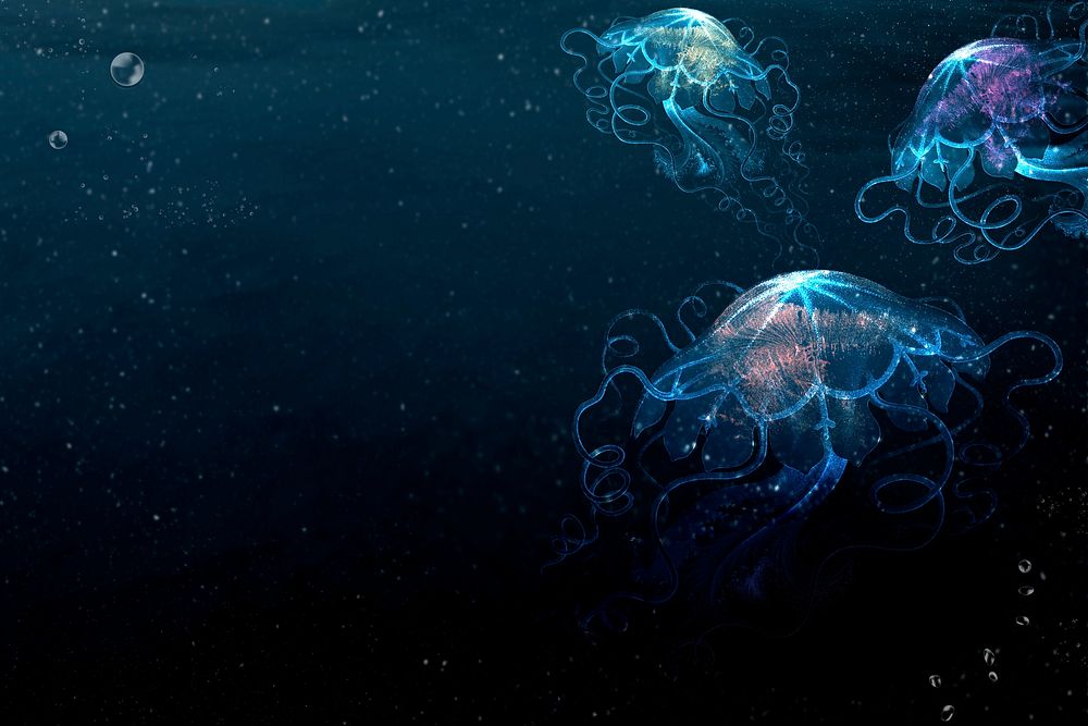 Floscula promethea in the deep blue sea design resource