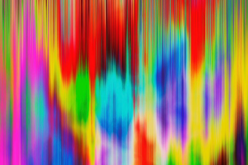 Colorful glitch effect background design