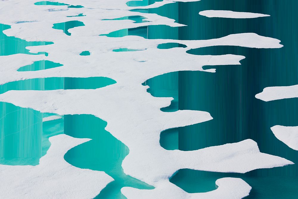 Ice sheet melting due to global warming 