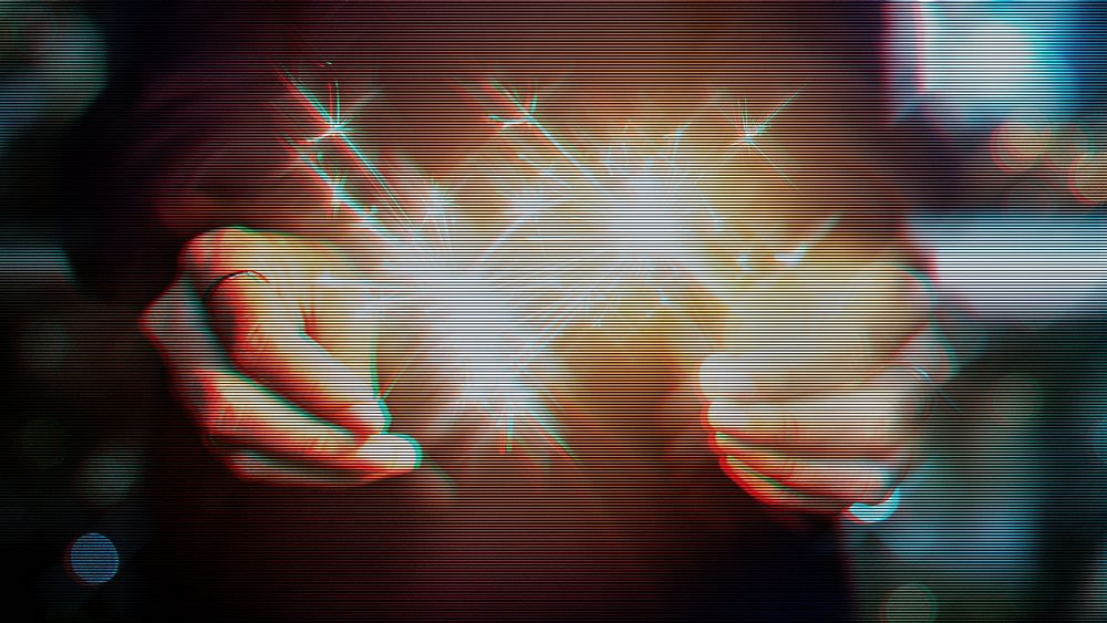 Woman celebrating diwali with sparklers