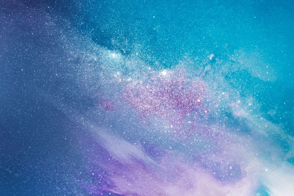Starry galaxy background design 