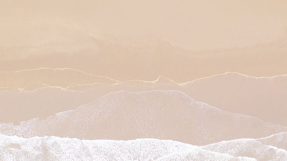 Beach desktop wallpaper, beige HD background