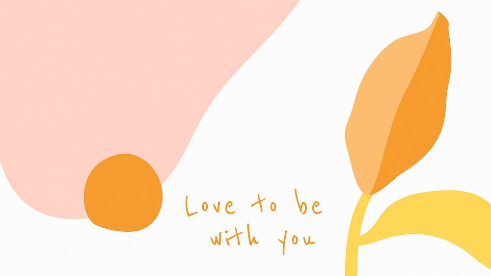 Love to be with you Memphis quote template vector