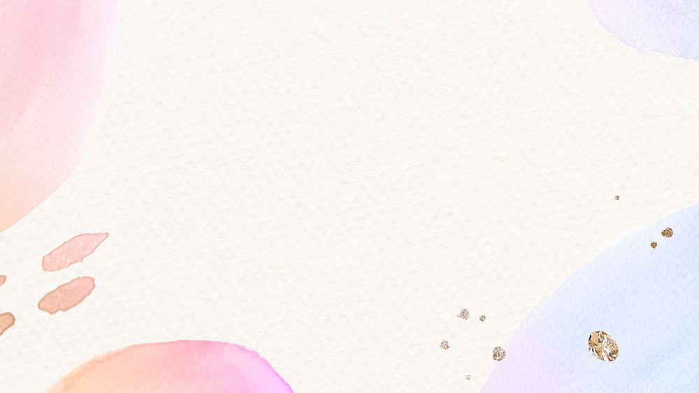 Pastel watercolor patterned blog banner background