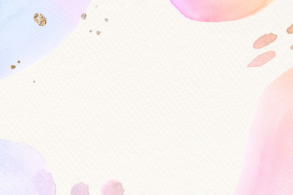 Pastel watercolor patterned background