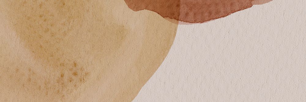 Brown abstract Memphis watercolor background