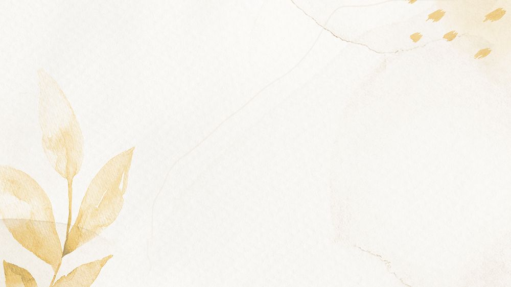 Yellow watercolor patterned blog banner background