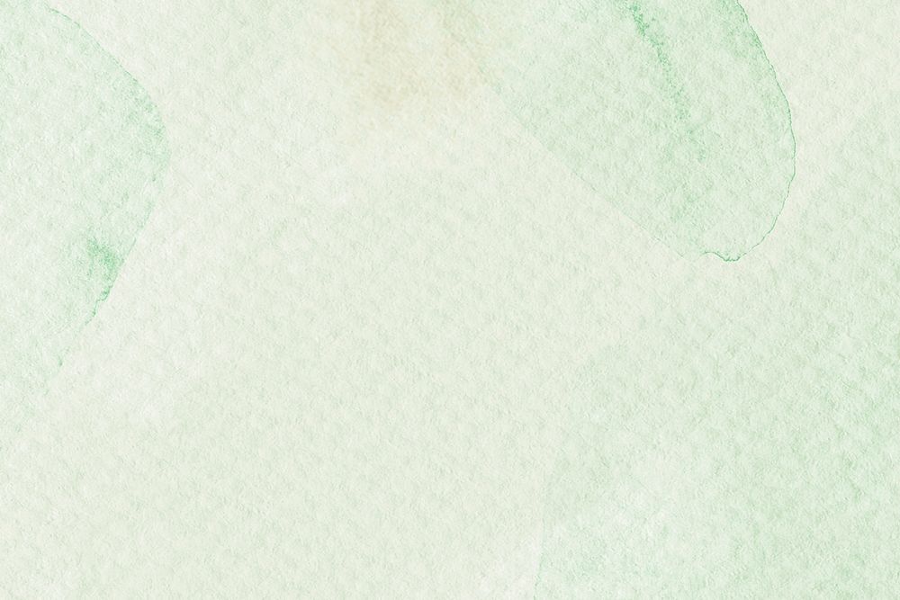 Green watercolor patterned background with design space