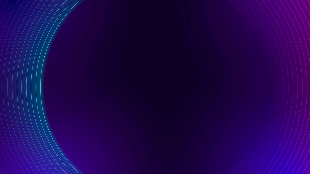 Purple neon lined pattern on a dark blog banner vector