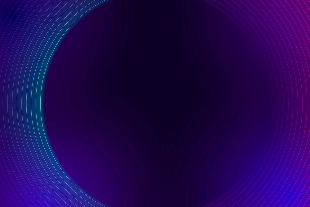 Purple neon lined pattern on a dark background vector