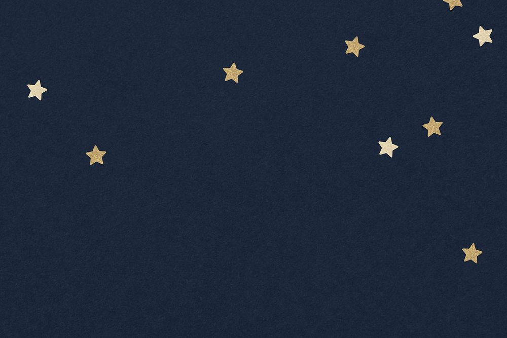 Blue background with gold stars pattern