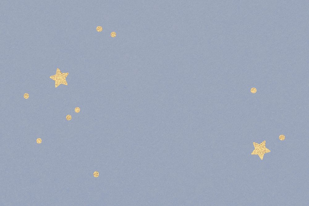 Blue background with gold stars pattern