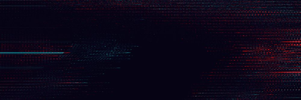 Black glitch effect texture background
