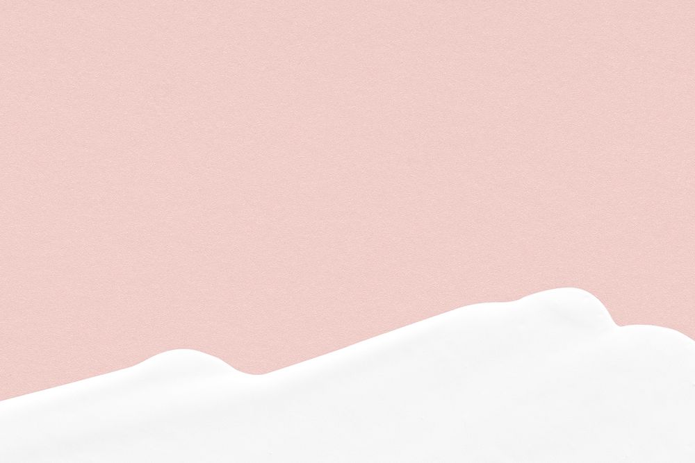 White paint border on pink background