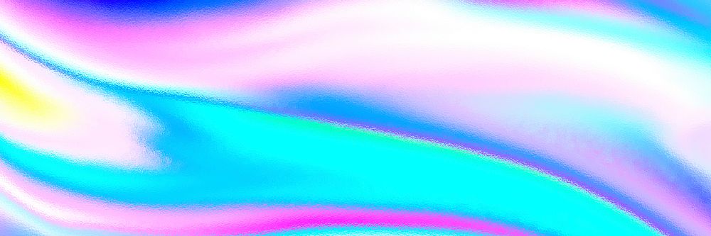Abstract colorful holographic banner