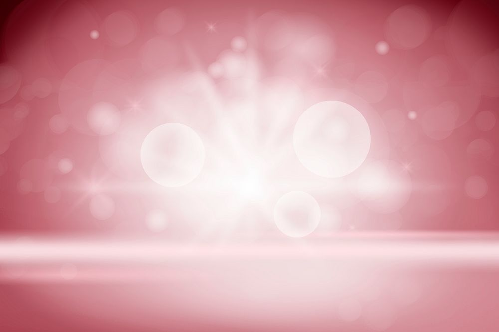 Pink bokeh textured plain product background