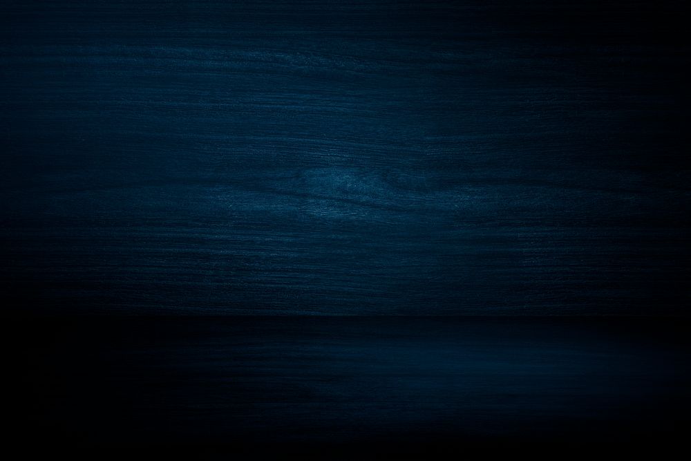 Plain dark blue wooden wall product background