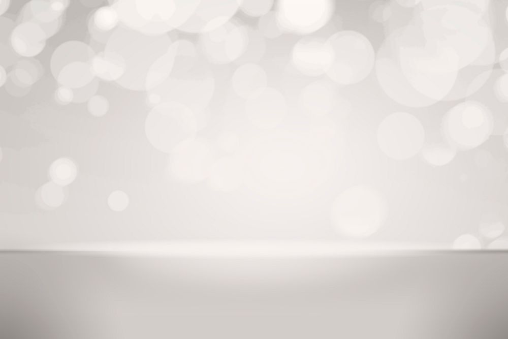 Gray bokeh textured plain product background
