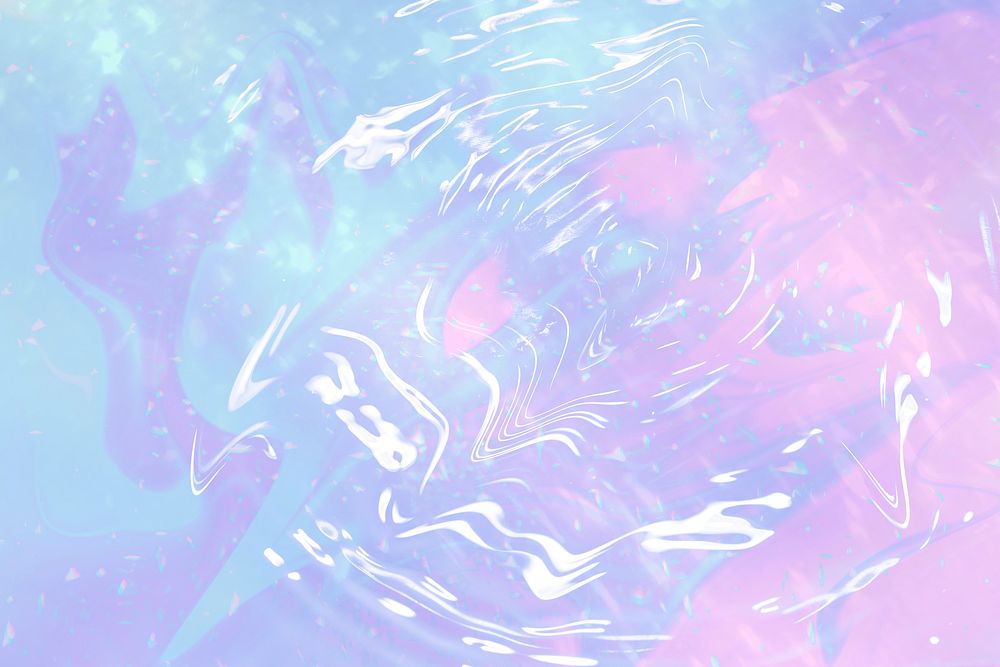 Holographic pastel gradient water ripple background