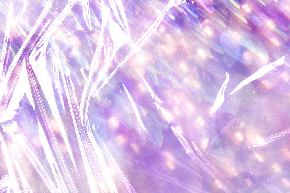 Purple glitter background plastic texture design space