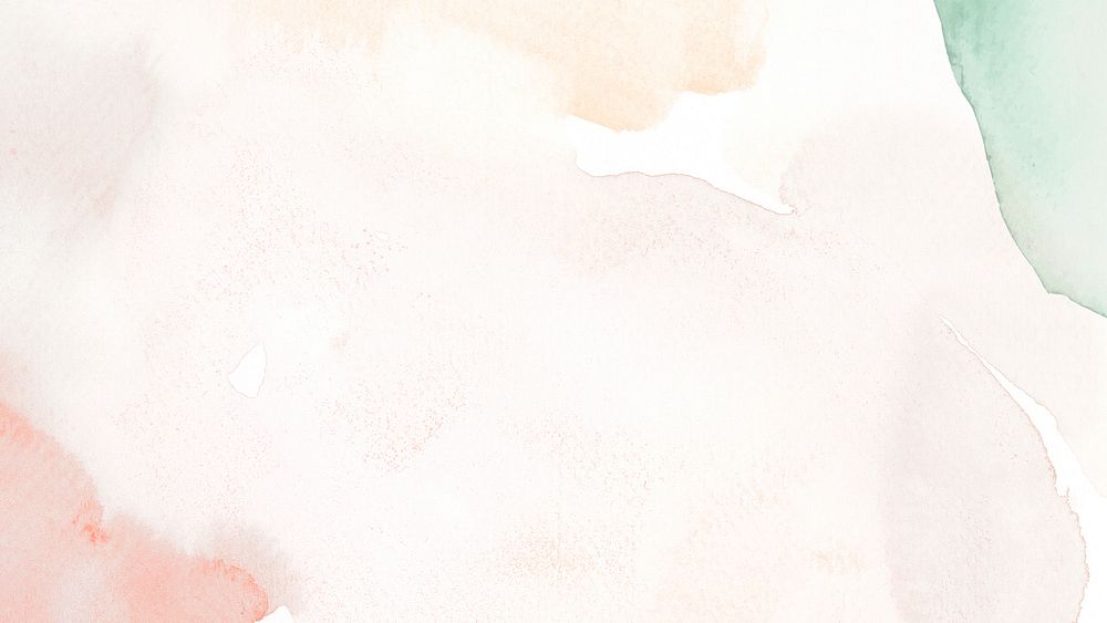 Pastel watercolor computer wallpaper, cute simple background 