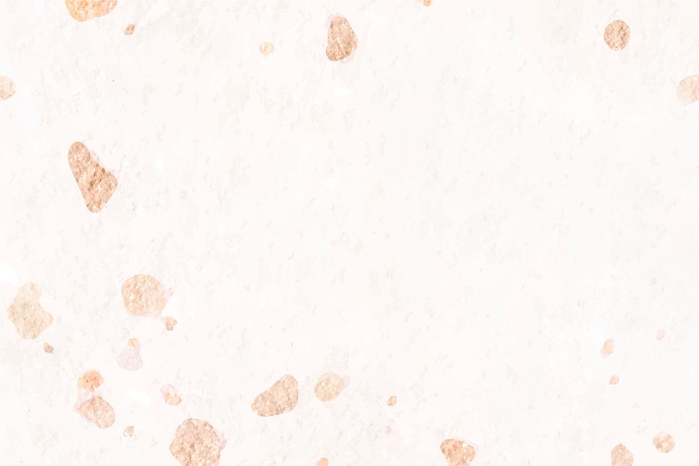 Pale pink terrazzo marble background vector