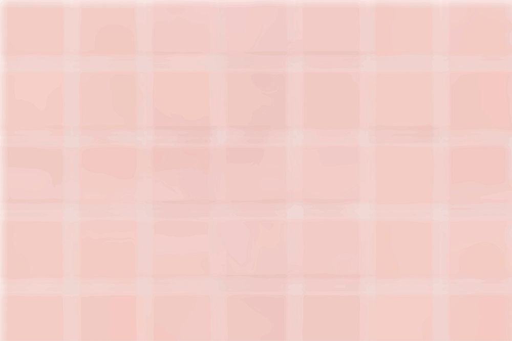 Pastel pink tiles patterned background vector