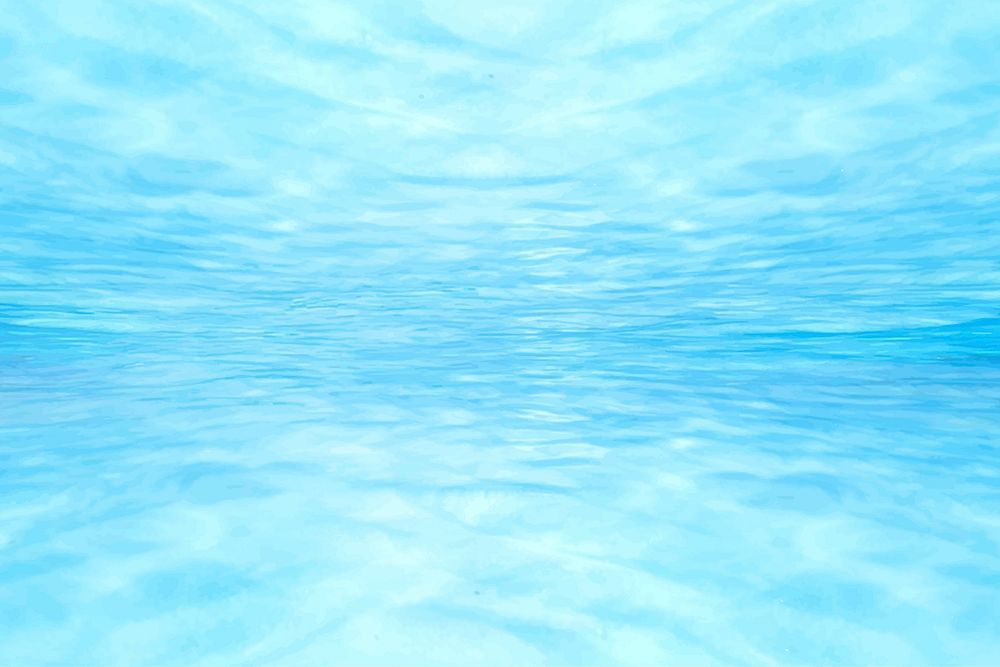 Blue water textured background vector