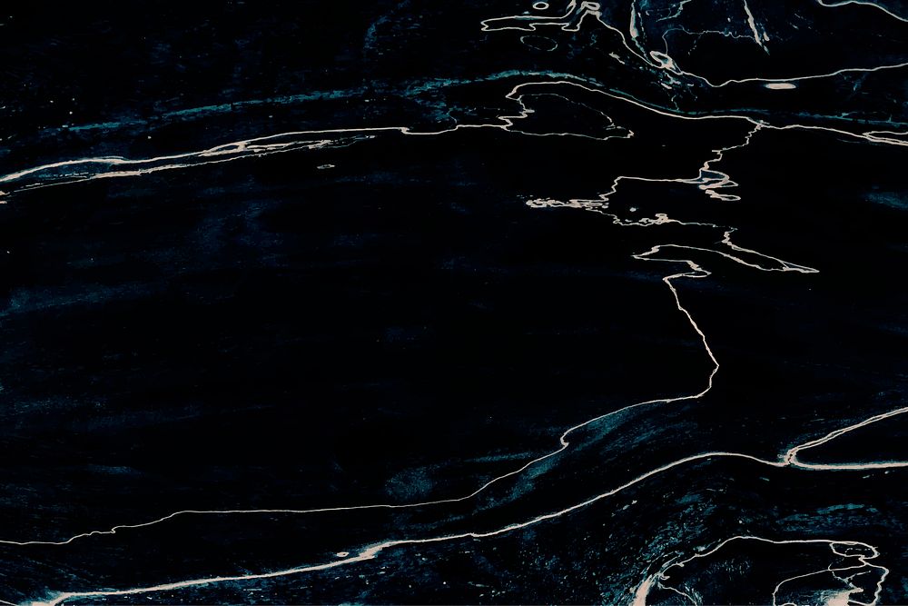Grunge navy blue marble textured background vector
