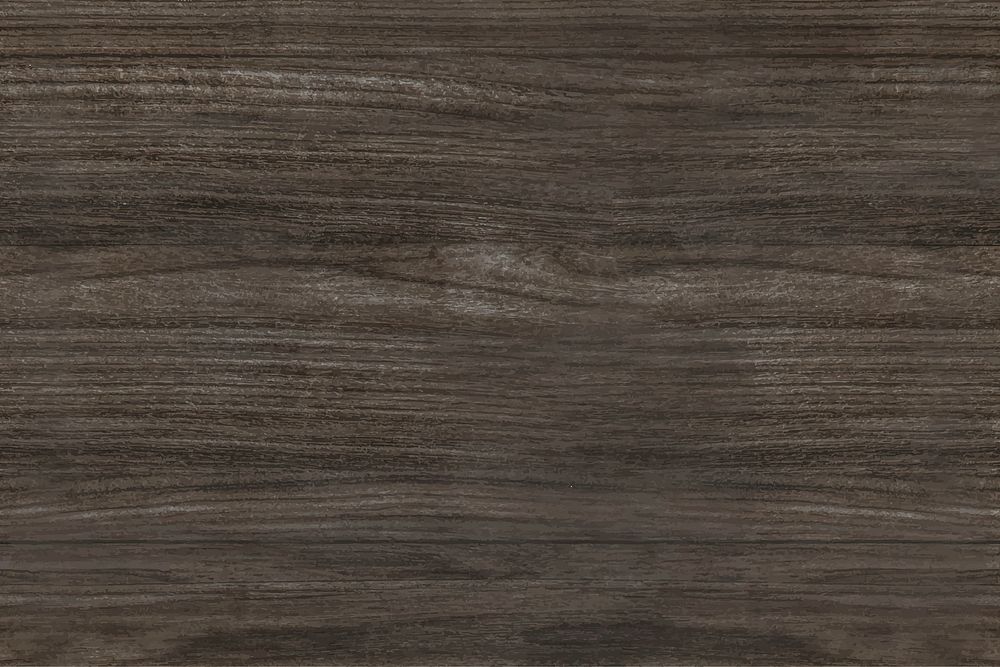 Dark brown wooden plank textured background vector