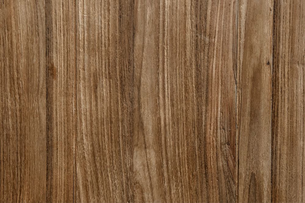 Brown wooden plank textured background vector