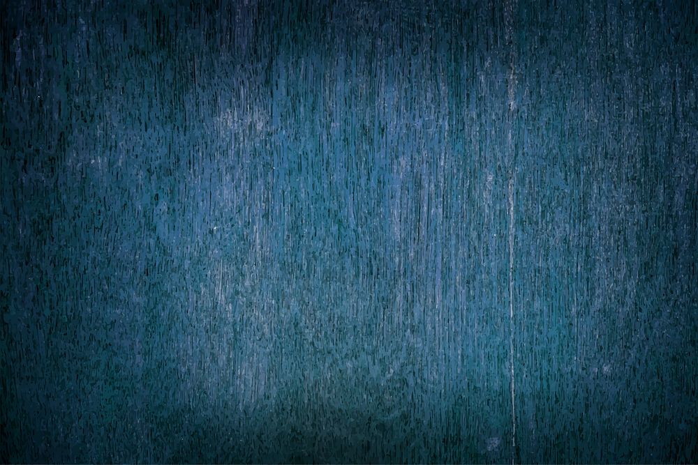 Grunge blue colored wooden plank textured background vector
