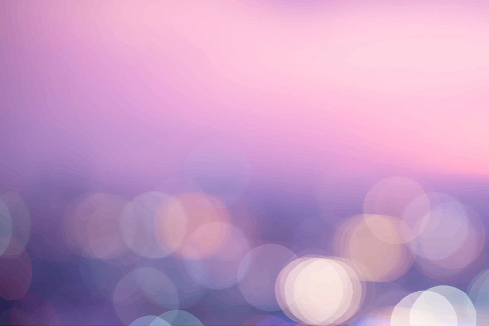 Blurry pastel pink bokeh textured background vector