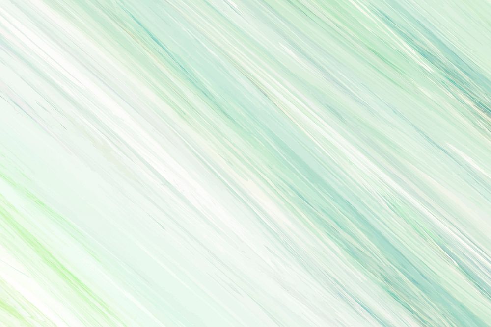 Green and white paintbrush stroke textured background vector