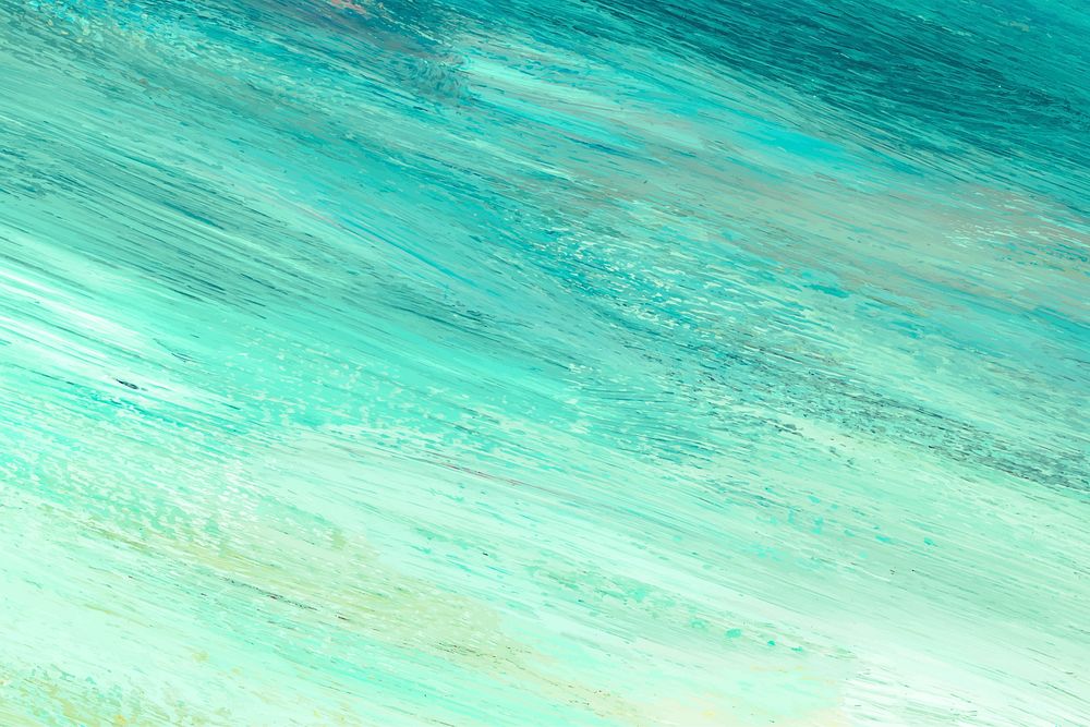 Green paintbrush stroke textured background vector