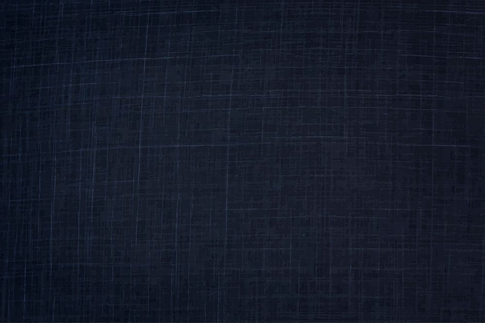 Black plain fabric textured background vector