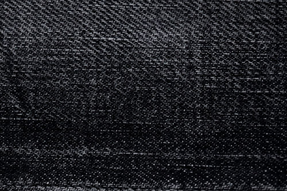 Black jeans fabric textured background