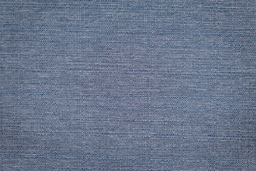 Blue plain fabric textured background vector