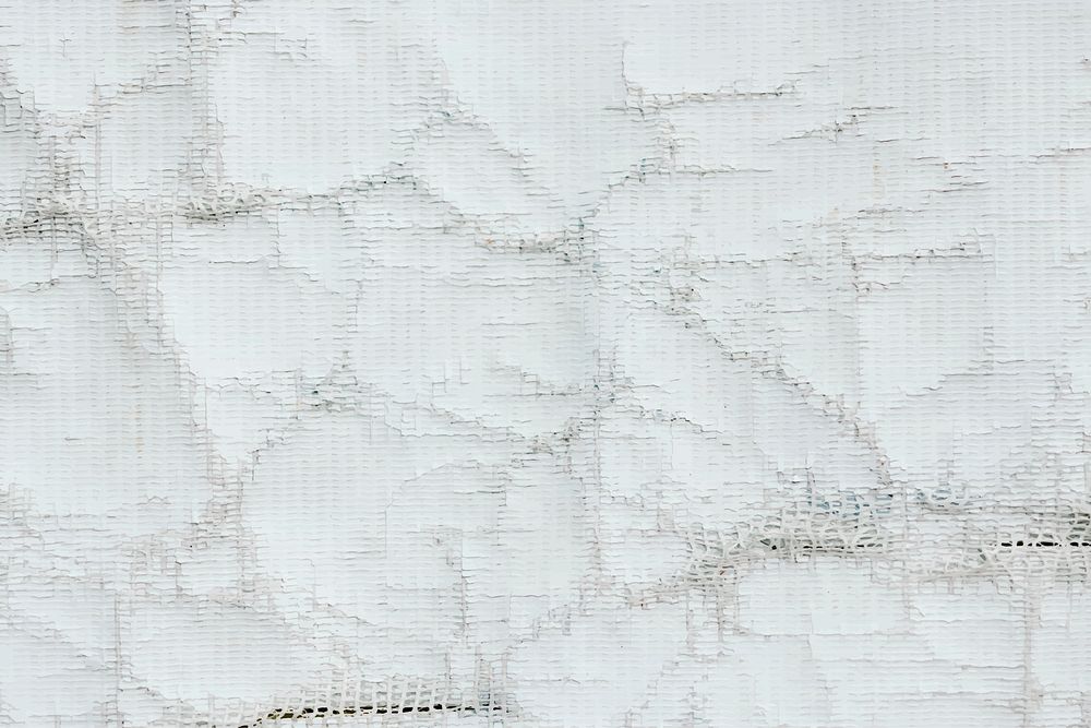 Used white sack fabric textured background vector