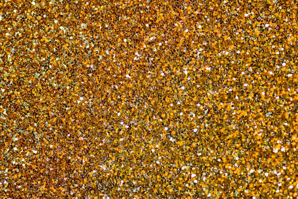 Gold glitter textured background vector