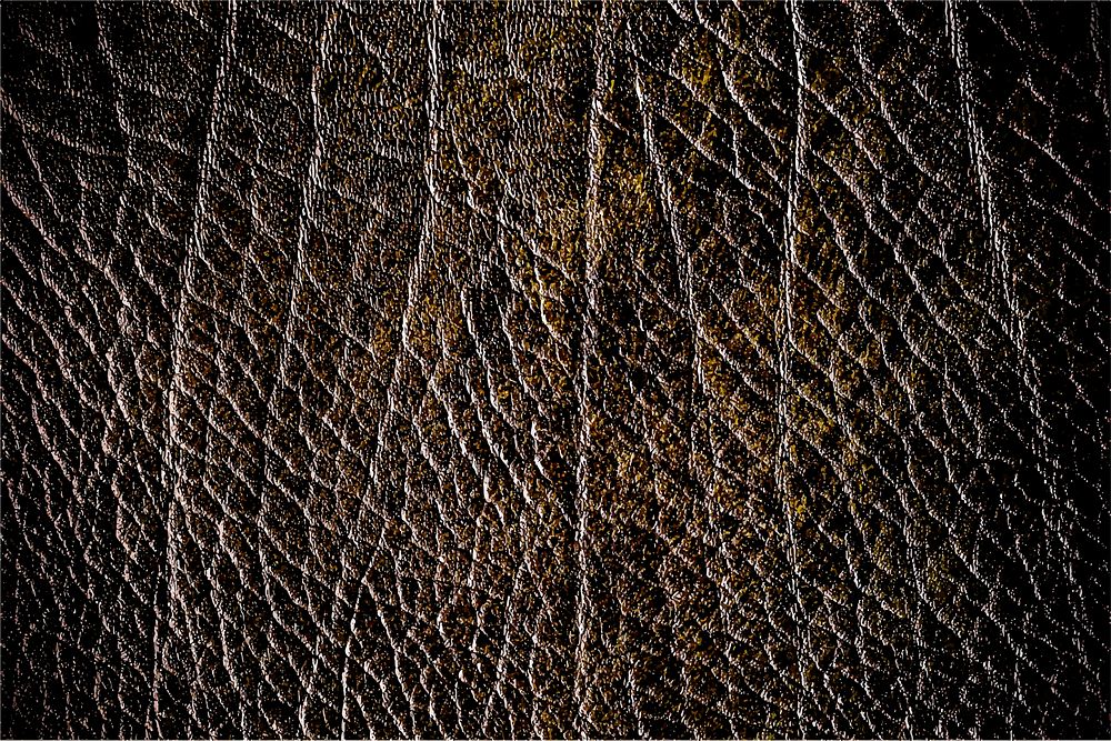 Dark brown leather textured background vector