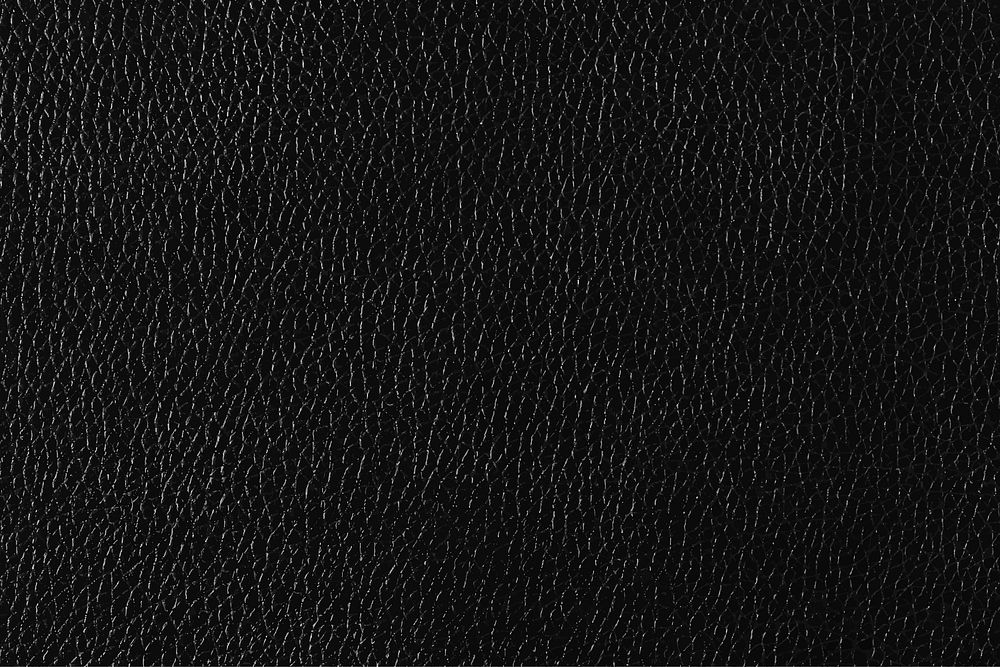Black leather textured background vector
