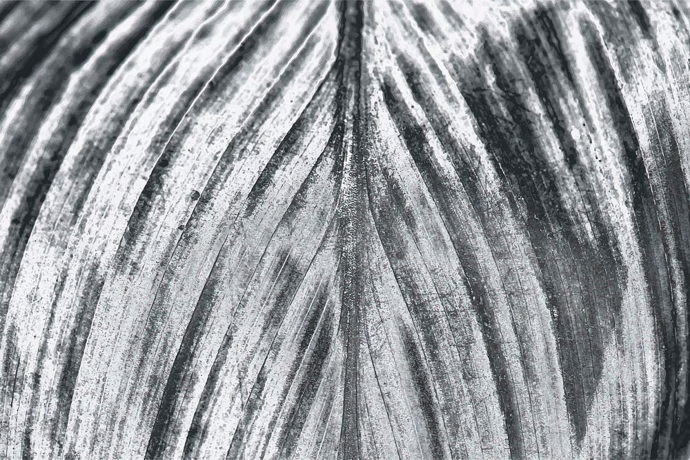 Silver leaf textured background vector